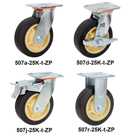 عجلات TPR - 507-25K-t-ZP
