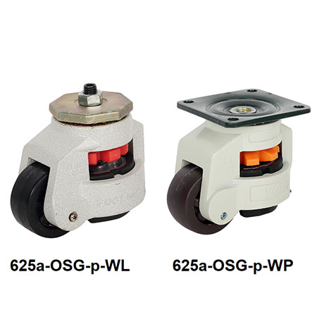 Adjustable Castor Wheels - 625-OSG-p-WP(WL)