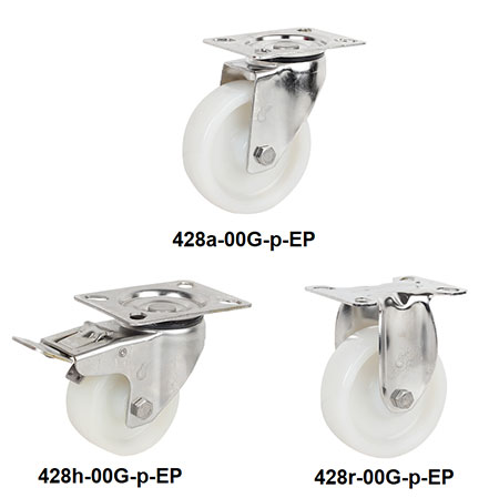 Stainless Casters - 428-00G-p-EP