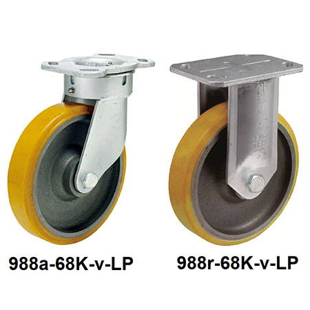 超重型PU腳輪 - 988-68K-v-LP