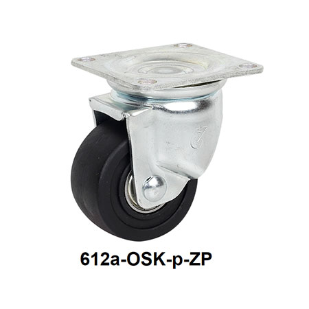 নাইলন সুইভেল Casters - 612-OSK-p-ZP