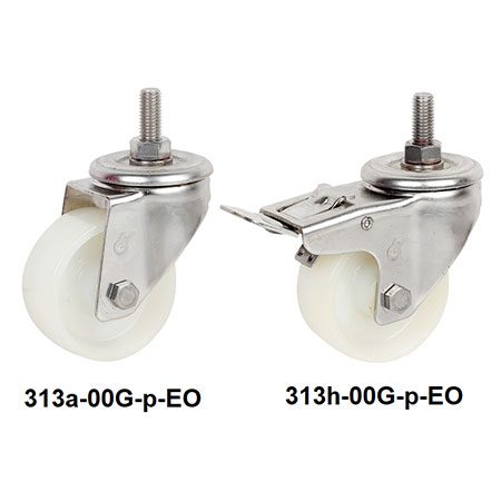 স্টেইনলেস স্টীল Castors - 313-00G-p-EO