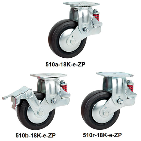Bánh xe đẩy cao su hạng nặng - 510-18K-e-ZP